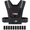 ZELUS Weighted Vest Men, 23lbs/36lbs/45lbs Adjustable Weight Vest | Removable Iron Weights, Reflective Stripe, No-Bounce Design, Hand Washable, Strength Training, Running, HIIT & Calisthenics(Black)