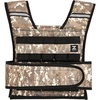 ZELUS Weighted Vest with Adjustable Weights for Home Workouts | Adjustable one-size vest, reflective strips, padded straps, for cardio, strength training, weight loss(45lb Desert Camo)