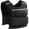 ZELUS Weighted Vest with Adjustable Weights for Home Workouts | Adjustable one-size vest, reflective strips, padded straps, for cardio, strength training, weight loss(45lb Black)
