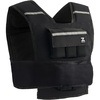 ZELUS Weighted Vest with Adjustable Weights for Home Workouts | Adjustable one-size vest, reflective strips, padded straps, for cardio, strength training, weight loss(23lb Iron Bar)
