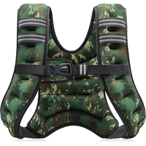 ZELUS Weighted Vest, 6lb/8lb/12lb/16lb/20lb/25lb/30lb Weight Vest with Reflective Stripe for Workout, Strength Training, Running, Fitness, Muscle Building, Weight Loss, Weightlifting(Green Camo)